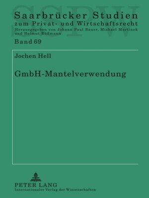 cover image of GmbH-Mantelverwendung